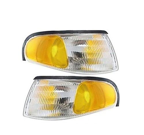Tiffin Allegro Bus Diesel 1998-2000 RV Motorhome 4 Piece Set Left & Right Replacement Front Headlights & Turn Signal Corner Lights