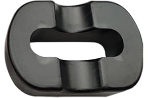 Riloer Winch Hook Isolator, Winch Hook Roller Fairlead Isolator, for 8000+ LBS Winch, Black