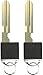2 KeylessOption Replacement Key Remote Keyless Emergency Insert Uncut Blade Blank With Transponder Chip