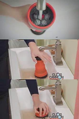 FidgetKute Manual Clog Cannon Air Power Drain Blaster Toilet Kitchen Sink Plunger Cleaner - Thumbnail 4