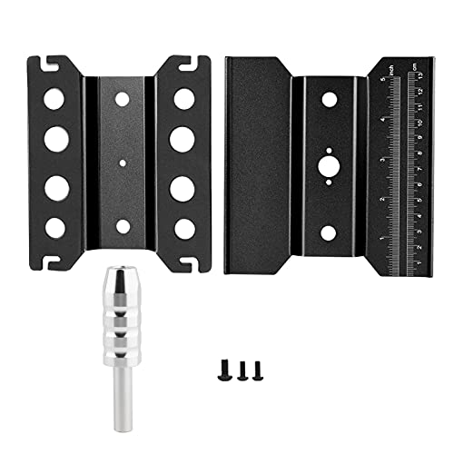 Drfeify RC Car Repair Station, RC Rotation Repair Station Assembly Platform Work Stand for 1/8 1/10 RC Model Car(Black)