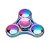 YGJ Spinner Fidget EDC ADHD Focus Toy Ultra Durable High Speed 3-7 Minute Spins Precision Zinc Alloy (Rainbow-Circle)