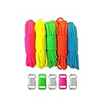 Paracord Planet 550lb Type III Paracord Combo Crafting Kits with FREE Buckles - For Friendship Bracelets and Craft Beginners