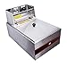 Yescom 2500W 6L Commercial Electric Countertop Stainless Steel Deep Fryer Basket French Fry Restaurant Home Kitchen