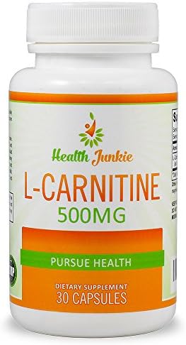 Health Junkie L-Carnitine - 30 Count 500mg Capsules