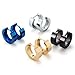 Jstyle Stainless Steel Mens Womens Stud Earrings Hoop Earrings for Men 7 Pairs