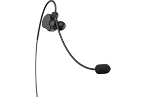 Maxquall Referee Headset Earphone Newly-Designed Earpiece Professional 1pc V6 V4 FBIM Football Arbitro Coach Judger Arbitration Earhook Soccer Headset(1PC R Earpiece)