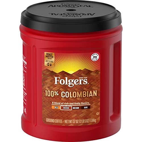 Folgers Colombian Coffee Beans Folgers 100 Colombian Medium Ground
