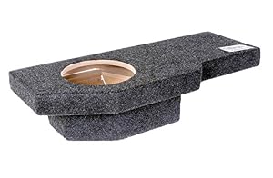 Image of Bbox A201-10CP Single 10" Sealed Carpeted Subwoofer Enclosure - Fits 2002 - 2017 Dodge Ram Quad Cab