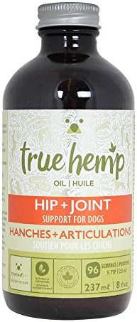 True Leaf Pet 77042 Hemp Oil, Hip + Joint Support for Dogs, 8 fl. oz.