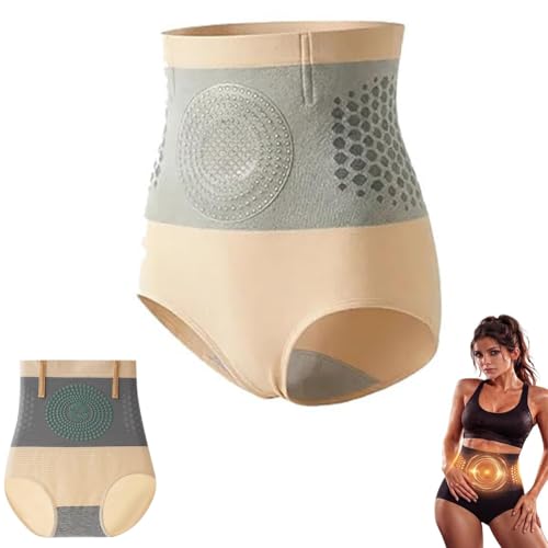 Natwo Pauraju Moringa 4-in-1 Micro-Particle Sculpting Fat-Burn Shorts,High Waisted Shapewear Tummy Control,Fat Burning Pants,Fat Burning Sculpting Shorts,Thermogenic Sculptings Short-s (Nude,XL)