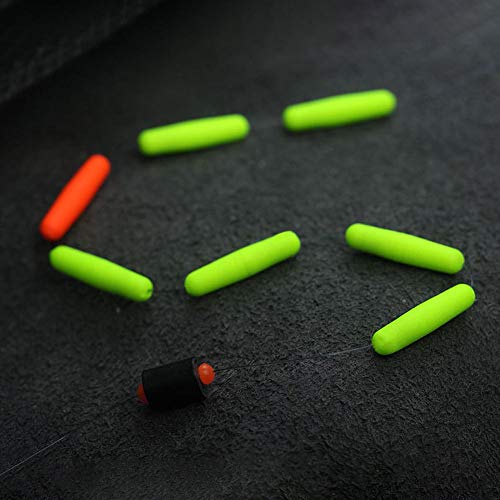 Zylindrischer 7-Sterne-Auftrieb in Großpackung, schwimmende Zone, Blei, Angelrute, Bohnen, Ellipse, Oliven, Angelposen – Bild 3