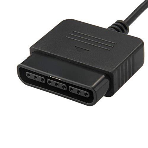 Foerteng Playstation 2 Controller to USB Adapter P2 to P3 Adapter Cable USBPS3 Universal Adapter Cable for Sony DualShock PS2 PS3 Controllers - Thumbnail 5