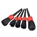 IPELY 5 Pack Detailing Brushes for Cleaning Engines, Wheels, Interior, Dashboard, Leather, Trim, Air Vents, Emblems