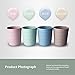 UPSTYLE Eco Friendly Healthy Wheat Straw Biodegradable Bamboo Plastic Mug, Tumbler, Cup for Water, Coffee, Milk, Juice, Tea size 200ml (Pack of 4,Green, Blue, Pink, Yellow)