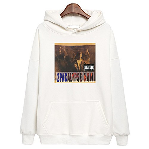 2Pac 2pacalypse Now Hoodie Tupac Hip Hop Sweatshirt Rap White