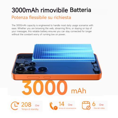 Ulefone Armor Note 22 Smartphone Offerta Android 16, 20GB+32GB/2TB TF Cellulari Octa-Core, 5.0", 4G Dual SIM Telefono Cellulare Offerta, WiFi 5G/3.5mm/ Face ID/3 Slot Eer Carte/3 Anni di Garanzia