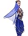 Astage Girls Oriental Belly Dance Sets All accessories Dark Blue L(Fits 9-11 Years)