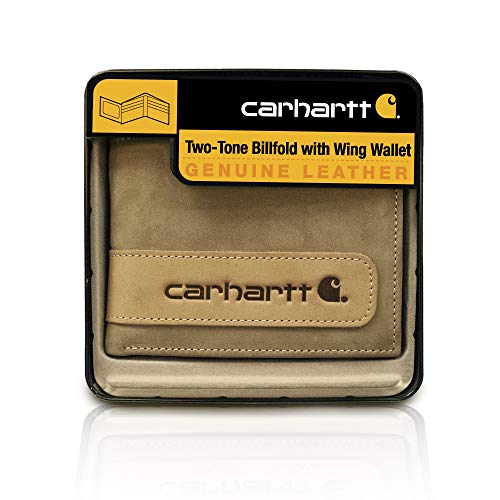 Carhartt Men's Billfold and Passcase Wallets, Durable Bifold Wallets