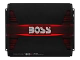 BOSS Audio PF1800 Phantom 1800 Watt, 4 Channel, 2/4 Ohm Stable Class A/B, Full Range, Bridgeable, MOSFET Car Amplifier with Remote Subwoofer Control