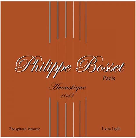 Philippe Bosset Phosphor Bronze 10-47 Acoustic Guitar Strings