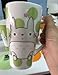 350ML Cartoon Totoro Ceramic Porcelain Tea Coffee Milk Mug Cup With Silicone lidwith gift is cute mug