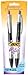 BIC for Her Retractable Gel, Medium Point 0.7 mm, 2 Pack, Black Ink (RFHRP21 - BLACK)