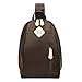 ECOSUSI Women Daypack Outdoor Sling Chest Bag Small Nylon Backpacks for College Girls Fashion Travel Bag, Brown