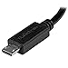 StarTech.com 8in USB OTG Cable - Micro USB to Mini USB - M/M - USB OTG Mobile Device Adapter Cable - 8 inch (UMUSBOTG8IN),Black