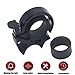 Bicycle Bell-Aluminum Alloy Mountain Bike Bells For Adults Kids Loud Crisp Clear Sound Cycling Bicycle Horn Women Run Bell Bike Ringer Bell 25.4&31.8mm Road Bike Ring Horn Accessories(2 Size,Black)