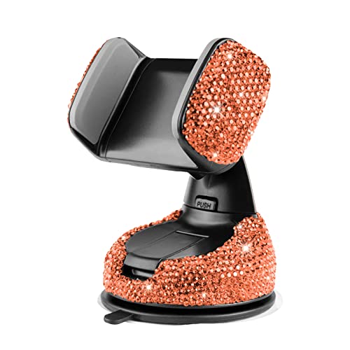 eing Car Phone Mount with Air Vent Base Orange