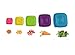 Prefer Green 5-Size Multi-Color Food Storage Container Set with Lids,Meal Prep,Portion Control Kit