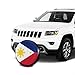 Car Tire Cover Sunscreen Protective Cover Bald Eagle American Flag Water Proof Universal Spare Wheel Tire Cover Fit for Trailer, RV, SUV and Various Vehicles 14