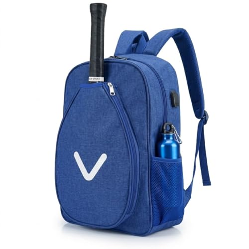 Mochila Raqueteira Bolsa Beach Tennis Tênis Squash Impermeável Esportiva Poliéster Reforçada 47x32x14cm Com Compartimentos Para Raquete Bolas E Acessórios