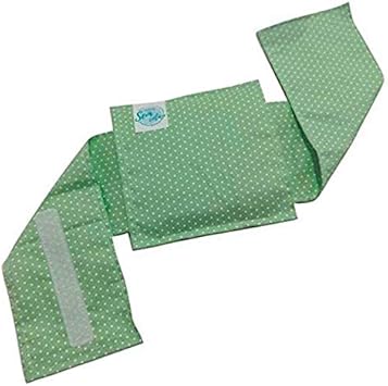 Bolsa Térmica Bebê sem Cólica com Cinta Poá Verde
