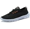 Fortunebus Men’s Running Shoes Casual Sneakers Lightweight Breathable Walking Athletic (8US/41EU, Black)
