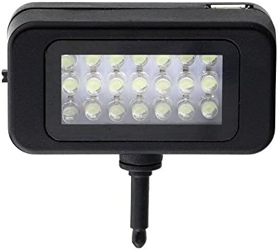 coolcoo2 Universal Portable Mini Led Speedlite Flash Pocket Spotlight Video Light for iPhone Samsung HTC Nokia LG iPad iPod Cell Phones and Tablets Black