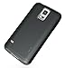 TUDIA LITE TPU Bumper Protective Case for Samsung Galaxy S5 ** ONLY Compatible with Samsung Galaxy S 5 Wireless Charging Battery Cover** (Black)