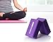 Sturdy and Dense Foam Yoga Block (set of 2) - Purple Color, Slip Resistant, 3 x 6 x 9 Inch - by Utopia Home