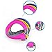 Schoolsupply 1pcs Creative home hook color silicone portable hand-held hanging ring not to hurt the hand carry bag device hand - held device