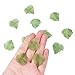 PH PandaHall 100 Pcs Frosted Style Acrylic Maple Leaf Charm Pendants for Earring Bracelet Necklace Jewelry DIY Craft Making 24x22.5x3mm Green
