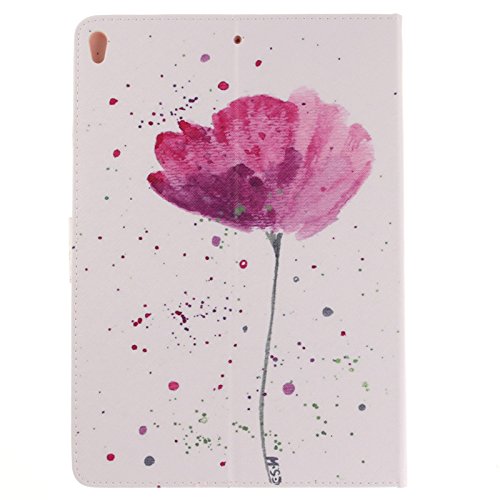 iPad Pro 10.5 Inch Case,LittleMax(TM) Synthetic Leather Flip Wallet Case Cover [Kickstand] Protective Shell for Apple iPad Pro 10.5 Inch 2017 Release [Free Cleaning Cloth,Stylus Pen]-04 Purple Orchid - Thumbnail 3