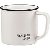 Santa Barbara Design Studio Pickleball Gift Coffee Cup Lili + Delilah Stoneware Coffee Mug, 16-Ounce, Pickleball Legend