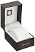 Anne Klein Women's AK/2737SVRD Silver-Tone and Red Leather Strap Watch