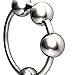 Beauty Molly 4 Solid Stainless Metal Balls Stainless Steel Glans Penis Ring