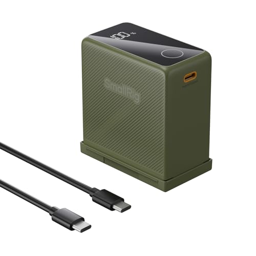 SMALLRIG Akku für NP-F970 10500mAh Replacement Battery für Sony NP-F970 F750 F550, PD 36W USB-C 3,5H Schnellladung, Kamera-Akku mit OLED-Bildschirm fü