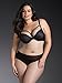 Strappy Fishnet & Lace Push-Up Plunge Bra