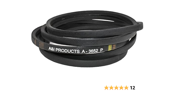 Amazon Com A I A 3652 Drive Belt For Woods Mowers Industrial Scientific