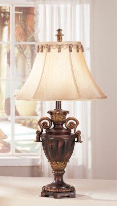 Poundex PDEX-F5204 Bobkona Collections Resin Table Lamp, Set of 2