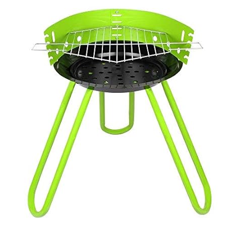 Tesler Portable Barbeque Grill with Stand, (Green)